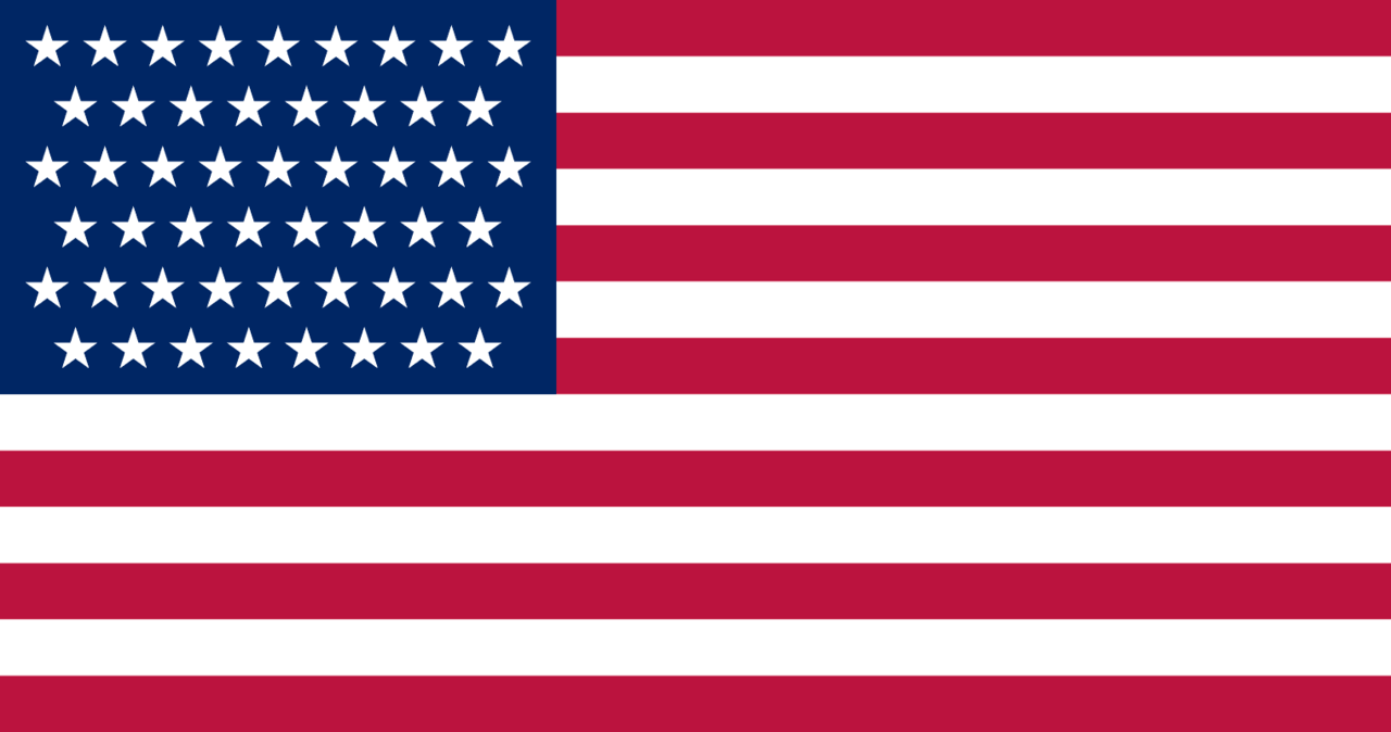 flag with one star in the middle